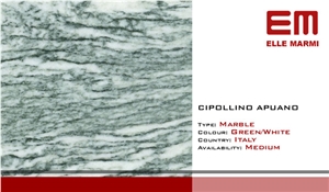 Cipollino Apuano Marble Slabs & Tiles, Italy Green Marble