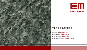 Verde Lavras Granite Slabs & Tiles, Brazil Green Granite