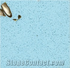 Blue Quartz Stone Tile with Conch YBS-018