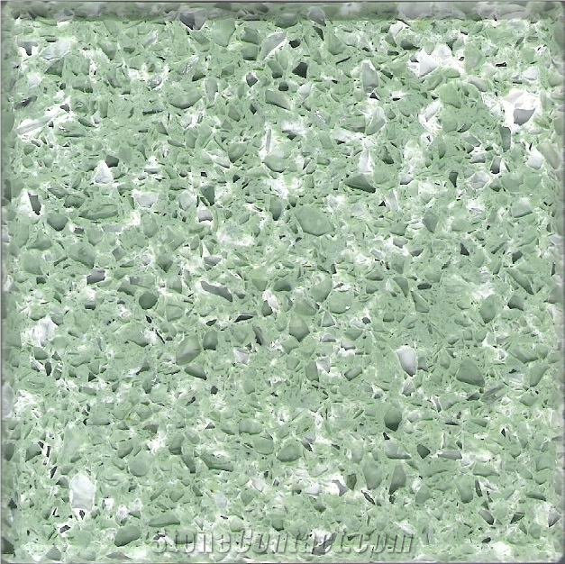 Green Quartz Surfacing (YBS-056)