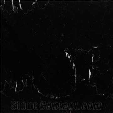 Nero Marquina Marble Slabs & Tiles, Spain Black Marble