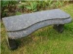 Grey Granite Garden Bench