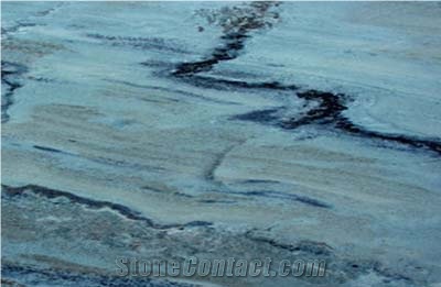 Caribbean Blue Quartzite Slabs & Tiles, Sweden Blue Quartzite