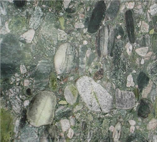 Verde Marinace Green Granite Slabs & Tiles, Brazil Green Granite