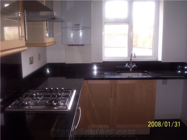 Absolute Black Granite Countertop