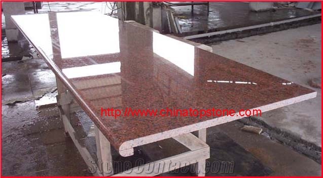 Red Granite Kitchen Countertop