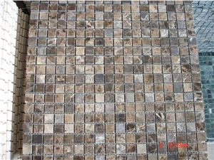 Brown Marble Mosaic Tile