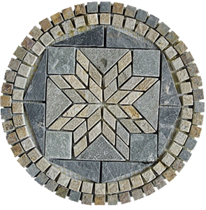 Slate Mosaic Medallions