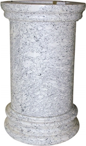 Column-Middle Flower White