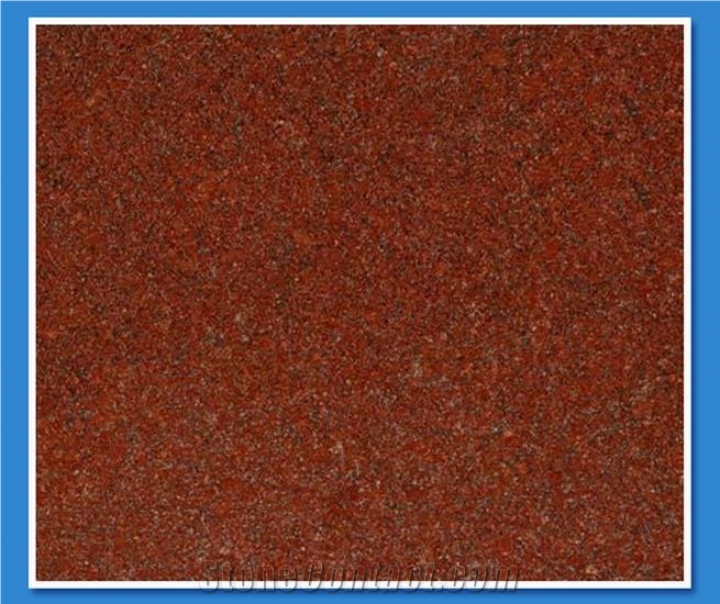 New Rubin Granite Slabs & Tiles, India Red Granite