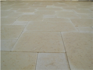 Sunny Marble Pattern Tile Tumbled, Egypt Beige Marble