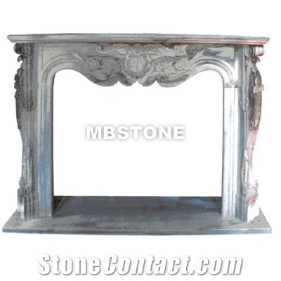 Grey Marble Fireplaces