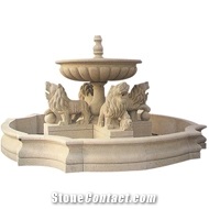 Beige Sandstone Fountains