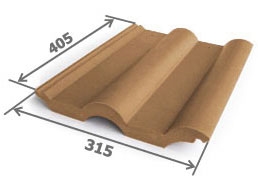 Polymer - Sandy Roofing Tile