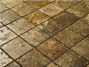 Noce Polished Travertine Slabs & Tiles, Turkey Brown Travertine