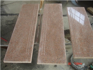 Red Granite Stair Step