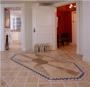 Travertine Flooring, Turkey Beige Travertine Slabs & Tiles