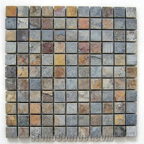 Rusty Slate Mosaic, Hebei Rust Slate Mosaic