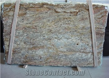 Colonial Bordeaux Granite Slabs & Tiles, Brazil Beige Granite