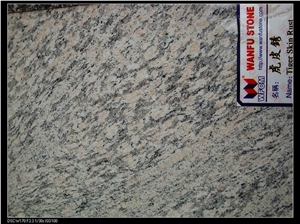 Tiger Skin Rust Granite Tile, Slab, Countertop
