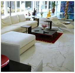 Bianco Statuario Marble Floor