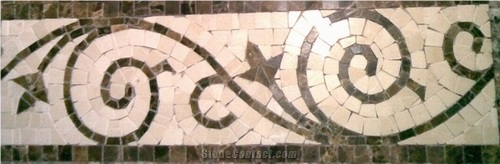Marble, Granite Mosaic Molding- Bordure
