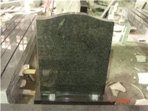 Tropical Green Granite Headstone Memorial