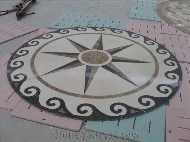 Marble Patchwork, Stone Medallions