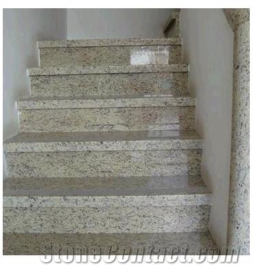 Yellow Granite Stone Step