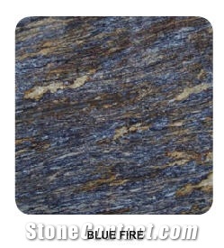 Blue Fire Granite Slabs & Tiles, Brazil Blue Granite