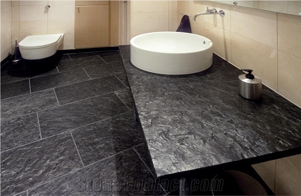 Finnmark Skifer Slate Bathroom Vanity Top, Slate Floors