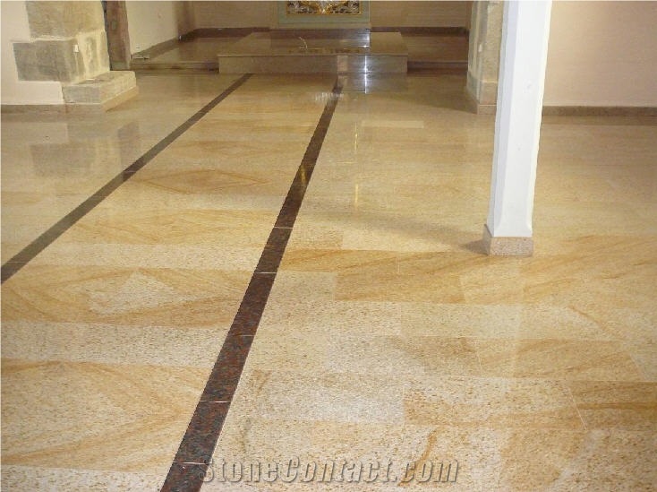 Yellow Gold Granite Floor Tiles