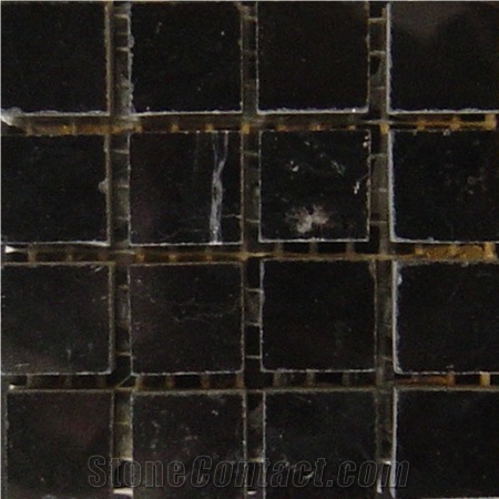 Black Ossidiana Polished - Hugo Black Mosaic