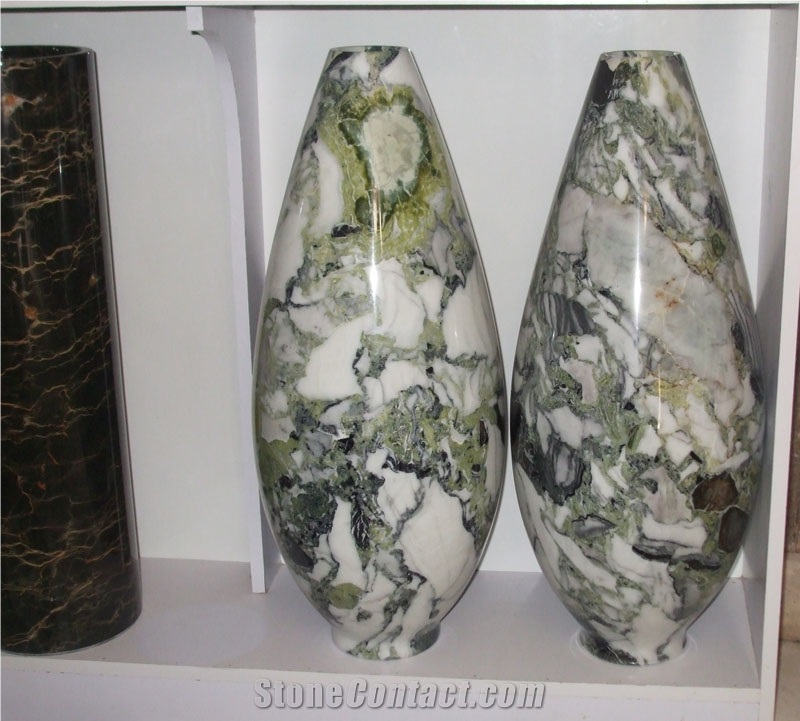 Marble Flower Vase, Marble Carving, Marble Vase