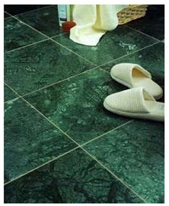 Emerald Green Marble Floor Tile, India Green Marble