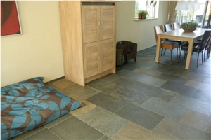 Himachal Green Quartzite Floor Tile