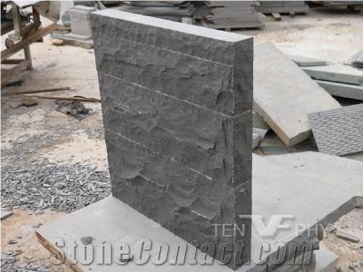 China Black Basalt Mushroom Stone