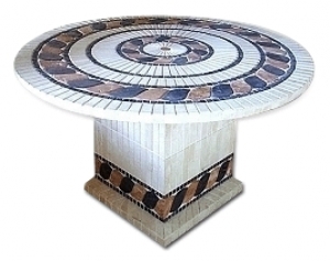 Natural Stone Mosaic Table