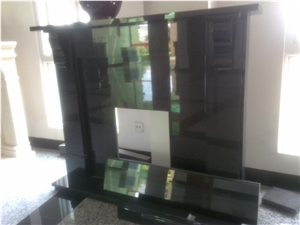 Shanxi Black Granite Fireplace