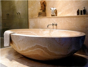 Giallo Antico Yellow Marble Bath Tub