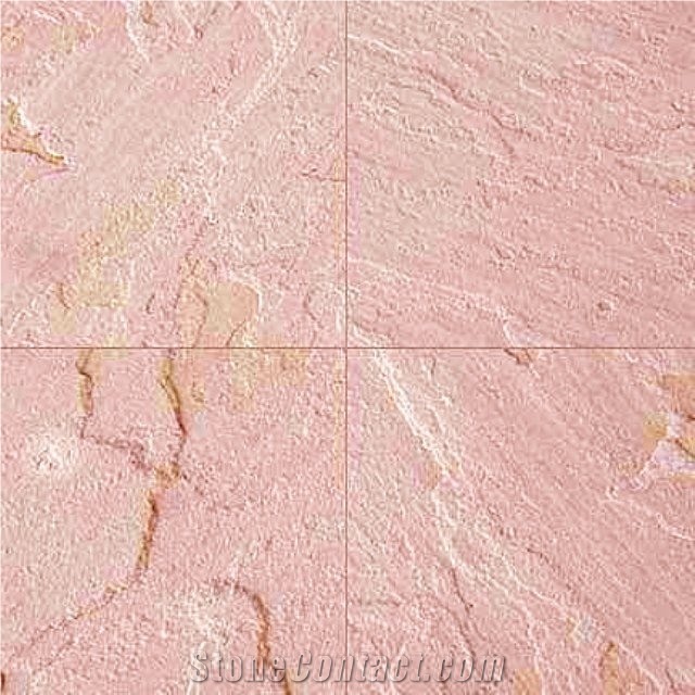 Dholpur Pink Sandstone Slabs & Tiles, India Pink Sandstone