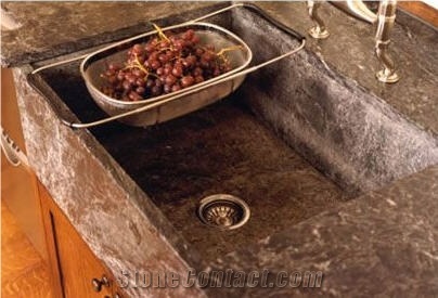 Soapstone Counters and Sinks