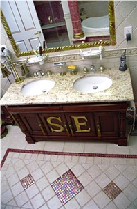 White Granite Bath Top