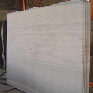 White Timber Marble Slabs & Tiles, China White Marble