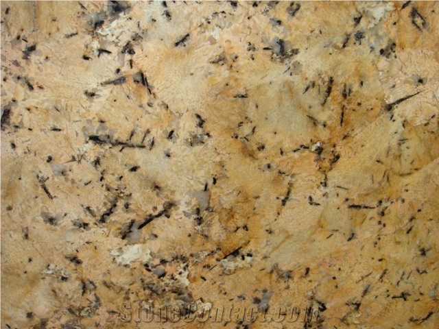 Golden Beach Granite Slabs & Tiles, Brazil Yellow Granite