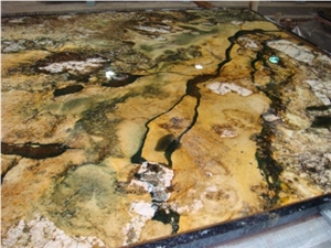 Yellow Mystery Quartzite Slabs & Tiles
