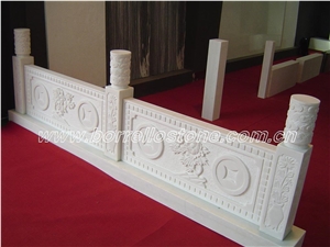 Snow White Marble Handrail