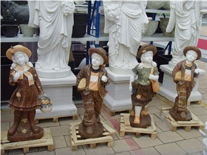 Marble Children Statue,Human Sculpture