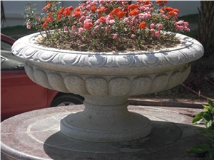 Yellow Granite Flowerpot