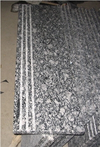 Spray White Grey Granite Stairs
